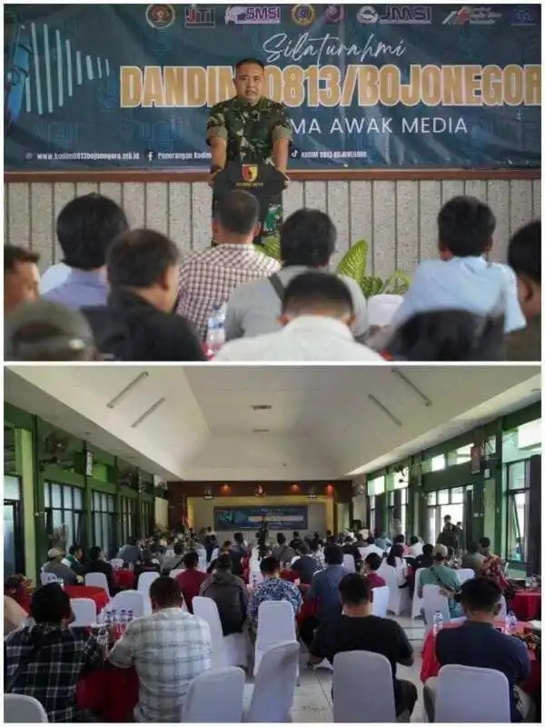 Terus Perkuat Sinergitas, Kodim Bojonegoro Gelar Silaturahmi dengan Insan Media
