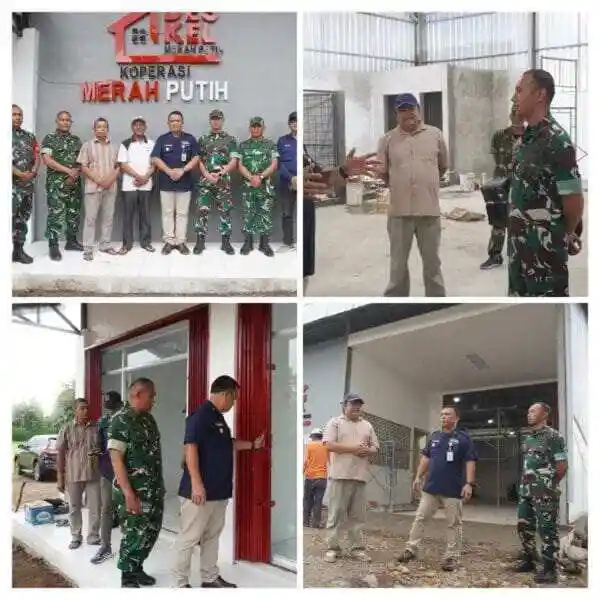 Tinjau Progres KDKMP, Wadirut PT Agrinas Pangan Nusantara Apresiasi Kinerja Kodim 0724/Boyolali