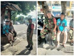 Inilah Selipan Saran dan Masukan Saat Babinsa Tipes Sambangi Juru Parkir