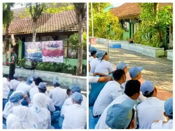 Bangkitkan Minat Pelajar Jadi Tentara, Babinsa Balen Bojonegoro Datangi Sekolah Sosialisasikan Rekrutmen TNI Angkatan Darat