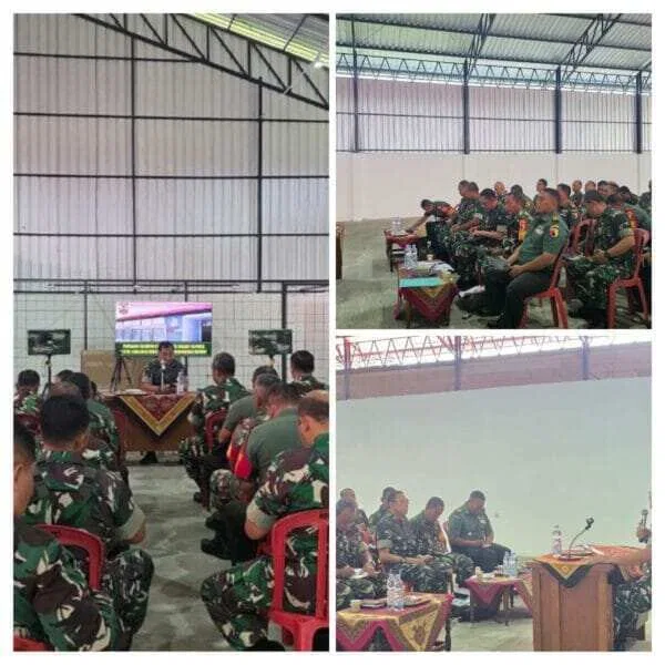 Wakil Panglima TNI Pimpin Vidcon Evaluasi Percepatan Pembangunan KDKMP di Kodim 0808/Blitar