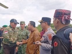 Menteri Pertahanan RI Kunjungi Brigif TP 85/BTC di Kutai Barat