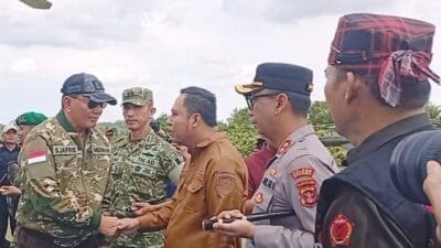 Menteri Pertahanan RI Kunjungi Brigif TP 85/BTC di Kutai Barat