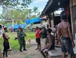 Babinsa Koramil Kokonao Jadikan Komsos Sebagai Media Jalin Silaturahmi Bersama Warga Binaan