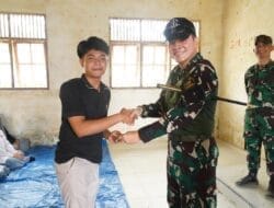 Taruna Akmil Satgastar Latsitardanus XLVI Terima Kunjungan Gubernur Akmil di Tamiang