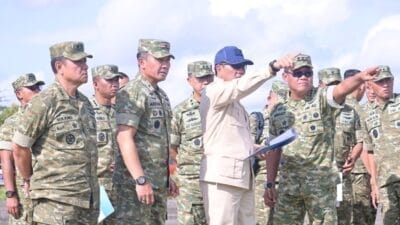 Wamenhan RI Tinjau Kesiapan Pembangunan Infrastruktur Strategis TNI AU di Lanud Sultan Hasanuddin