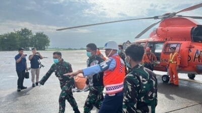 Satu Jenazah Korban Jatuhnya Pesawat ATR 42-500 Berhasil Dievakuasi ke Lanud Sultan Hasanuddin
