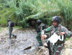 Perintah Presiden Program Pembuatan Jembatan Infrastruktur Pedesaan Danrem 173/PVB Kunjungi Kodim 1714/Puncak Jaya