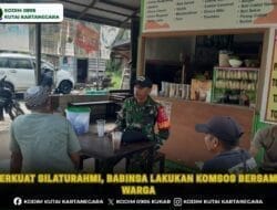 Perkuat Silaturahmi, Babinsa Lakukan Komsos Bersama Warga