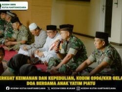 Perkuat Keimanan dan Ketaqwaan, Kodim 0906/Kkr Gelar Doa Bersama Anak Yatim Piatu