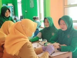 Persit Koramil Kepohbaru Bojonegoro Gelar Cek Kesehatan Gratis