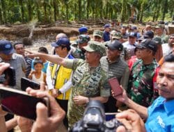 Tinjau Lokasi Terdampak Bencana, Kasum TNI Cek Pembangunan Huntara di Tapanuli Tengah