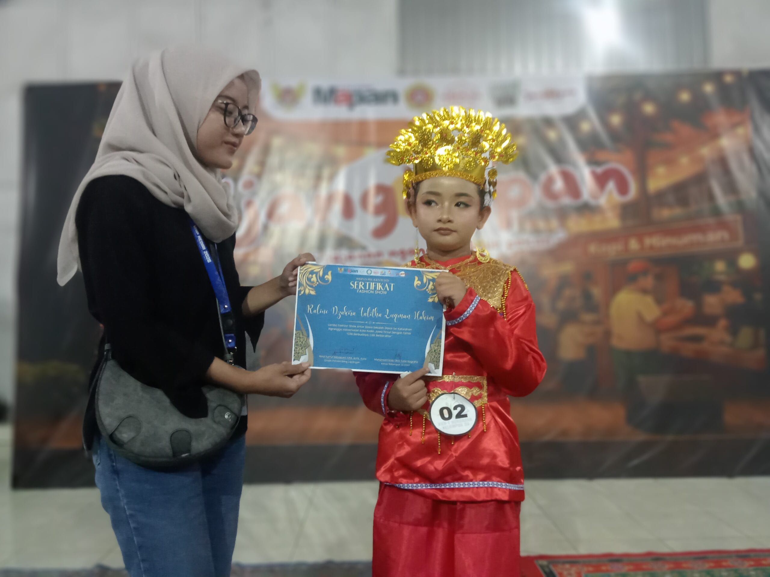 Foto : Raline Dzakira Talitha tampil di Acara Jangkepan NSAC Ngronggo Kota Kediri