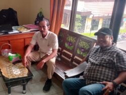 Arsys Budi Sulistiyo bersama Kanit PPA Polresta Kediri 