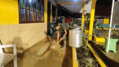 Satgas Gulbencal TNI AD Percepat Rehabilitasi SDN Lhok Medang Ara Aceh Tamiang