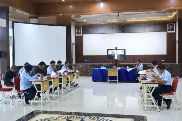 Casis Bintara PK TNI AU A-57 Lanud Sultan Hasanuddin Jalani Sidang Pantukhirda