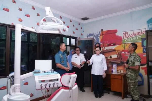TNI Dukung Program Pemerintah, Wakapuskes TNI Tinjau Pelaksanaan CKG di FKTP Mabes TNI