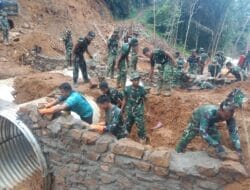 Satgas Gulbencal Kodam I/BB Tuntaskan Jembatan Armco Kedua, Percepat Pemulihan Akses Warga Pascabencana