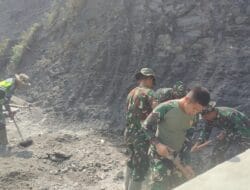 Jembatan Gantung Desa Burlah Aceh Tengah Tembus 50 Persen, TNI AD Percepat Akses Antar Desa