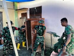 Satgas Kodam I/BB Pulihkan Sekolah Terdampak Banjir di Tapsel, Siswa Kembali Belajar Normal