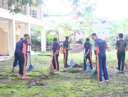 Gerakan Indonesia ASRI, Personel Lanud Sultan Hasanuddin Bersihkan Kawasan Terminal dan Pasar Daya