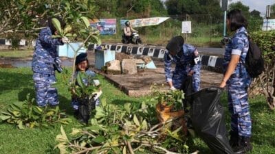 Komandan Lanud Sjamsudin Noor Pimpin Gerakan Indonesia ASRI di Banjarbaru