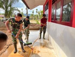 TNI AD Pulihkan Sekolah Terdampak Bencana di Tapanuli Tengah, Siswa Kembali Belajar dengan Aman