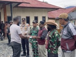 Koramil 1714-01/Ilu Kawal Aksi Demo Damai Masyarakat Distrik Ilu (20 Kampung) di Kabupaten Puncak Jaya