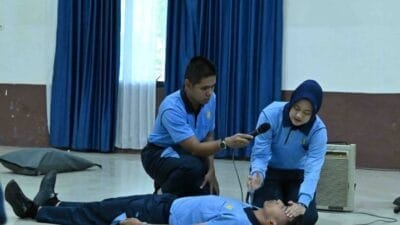 Perkuat Kesiapan Medis, Profesional dan Tanggap Darurat, Personel Lanud Sjamsudin Noor Ikuti Simulasi CPR