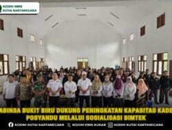 Babinsa Bukit Biru Dukung Peningkatan Kapasitas Kader Posyandu Melalui Sosialisasi Bimtek