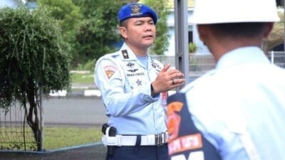 Satpom Lanud Sjamsudin Noor Gelar Operasi Gaktib Gabungan, Perketat Pengawasan Kendaraan di Bandara Internasional