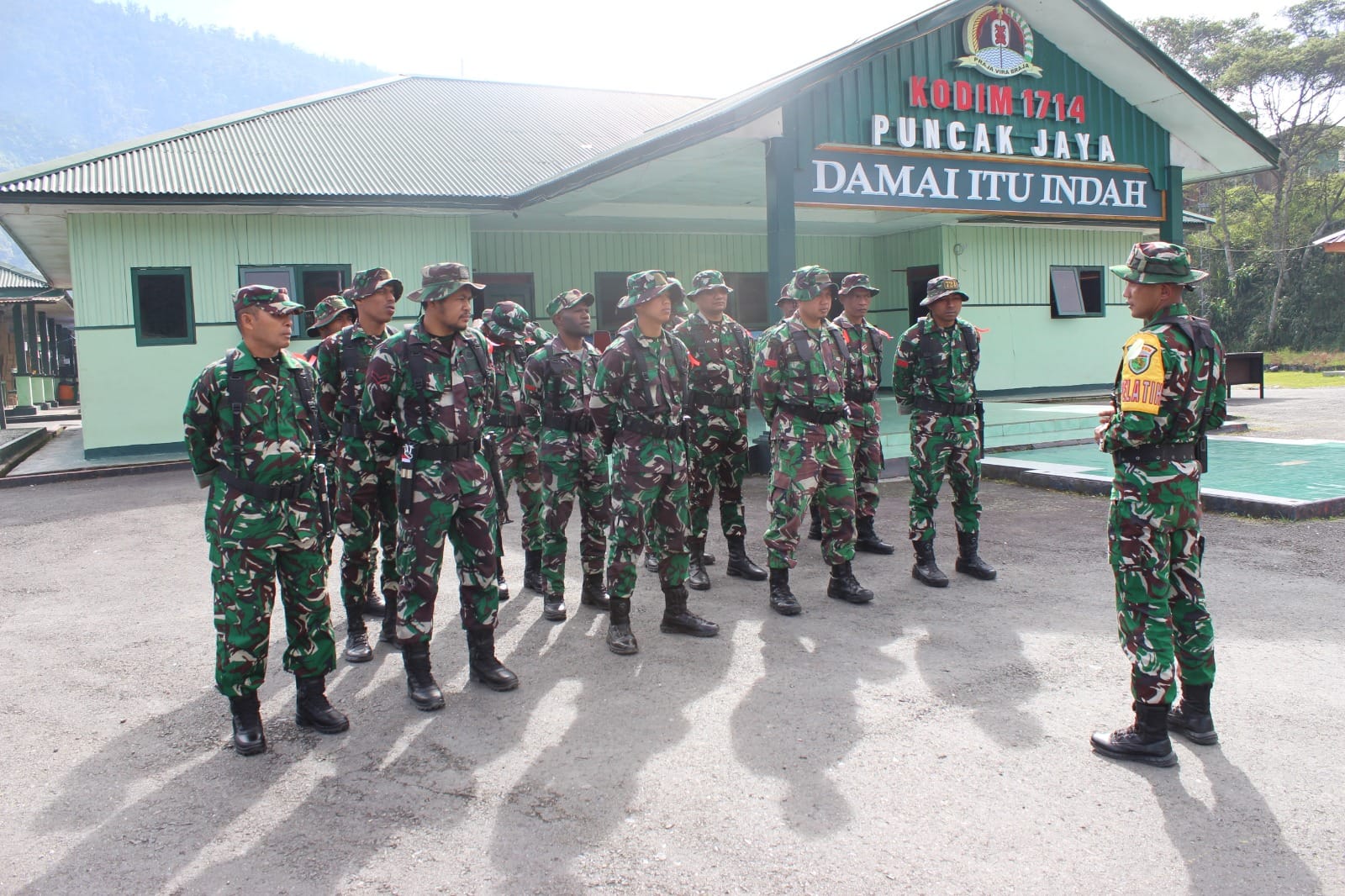 Kodim 1714/PJ Gelar Pelatihan Dasar Teritorial dan Intelijen