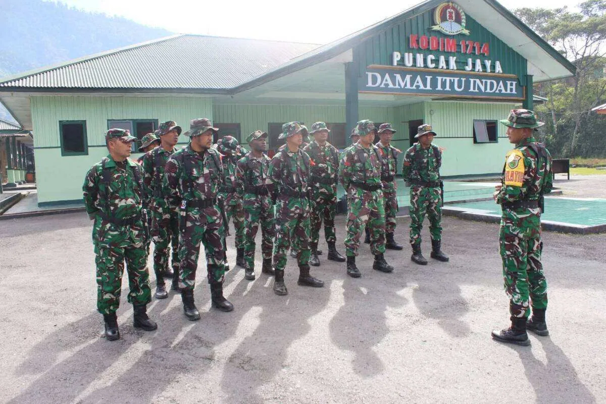 Kodim 1714/PJ Gelar Pelatihan Dasar Teritorial dan Intelijen