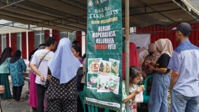 Bazar Ramadhan Kodim Bojonegoro di Sumodikaran Ludes Diserbu Warga