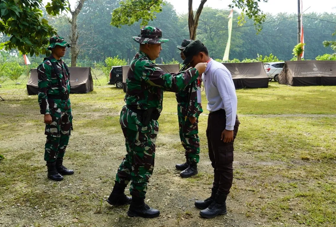 Perkemahan Korps Kadet Republik Indonesia di Dander Resmi Dibuka Dandim 0813 Bojonegoro