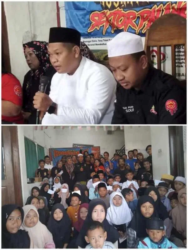 Santunan Anak Yatim dan Piatu Warnai Kegiatan Sosial Laskar Ronggolawe Nusantara