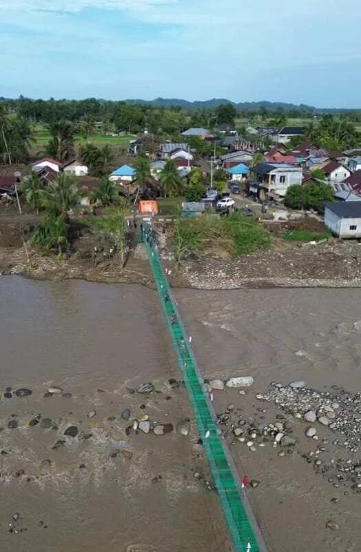 Kasad Launching 11 Jembatan Gantung di Aceh, Bagian dari 218 Jembatan yang Rampung Dibangun TNI