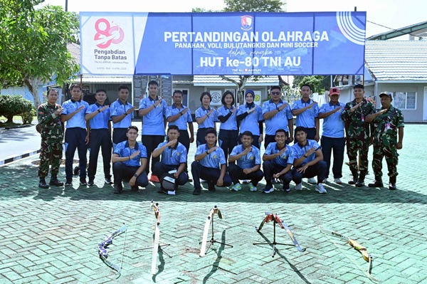 Meriah dan Penuh Kebersamaan, Lomba Panahan Warnai HUT ke-80 TNI AU di Lanud Sjamsudin Noor