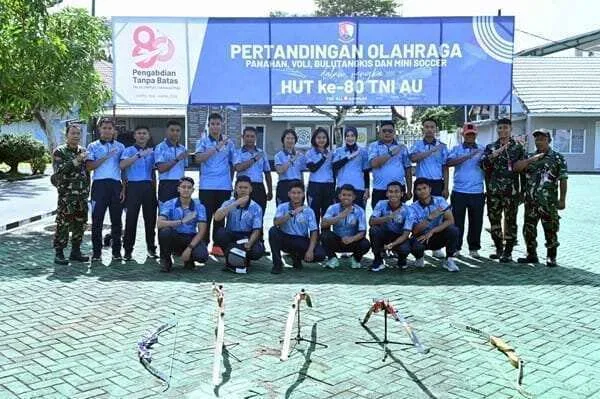 Meriah dan Penuh Kebersamaan, Lomba Panahan Warnai HUT ke-80 TNI AU di Lanud Sjamsudin Noor