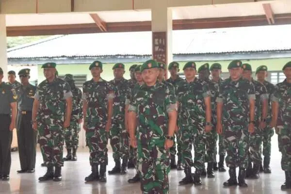 Kodim 1710/Mimika Gelar Acara Laporan Korps Kenaikan Pangkat