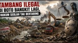 Ketika Tahanan Kota Tak Bikin Jera: Tambang Ilegal di Boto Probolinggo Kembali Menggila