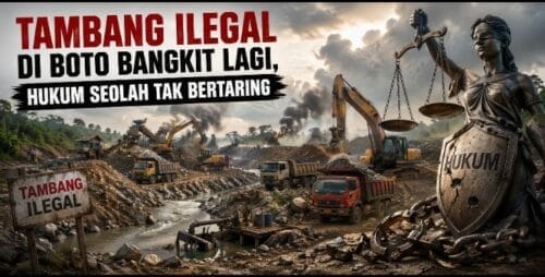 Ketika Tahanan Kota Tak Bikin Jera: Tambang Ilegal di Boto Probolinggo Kembali Menggila