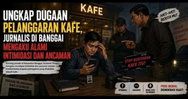 Ungkap Dugaan Pelanggaran Kafe Berkedok Restoran, Jurnalis di Banggai Mengaku Alami Intimidasi dan Ancaman Ungkap Dugaan Pelanggaran Kafe Berkedok Restoran, Jurnalis di Banggai Mengaku Alami Intimidasi dan Ancaman