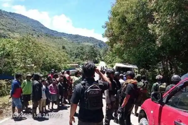 Koramil 1714-01/ILU Lakukan Penjemputan Jenazah oleh Aparat Gabungan TNI dan Polri Distrik ILU