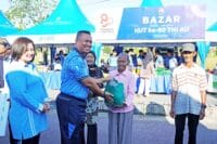 Wujud Kepedulian Kepada Rakyat Banua, Lanud Sjamsudin Noor Gelar Layanan Kesehatan Gratis dan Bazar Murah