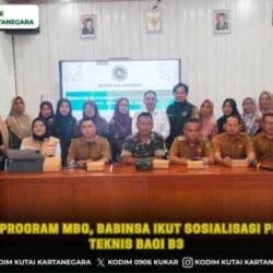 Dukung Program MBG, Babinsa Ikut Sosialisasi Petunjuk Teknis bagi B3