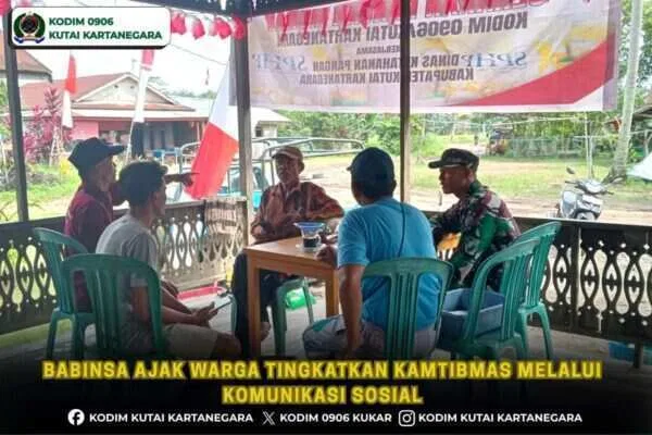 Babinsa Ajak Warga Tingkatkan Kamtibmas melalui Komunikasi Sosial Babinsa Ajak Warga Tingkatkan Kamtibmas melalui Komunikasi Sosial