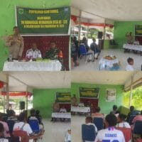 Satgas TMMD Ke-128 Kodim 1801/Manokwari Gelar Penyuluhan Kamtibmas di Kampung Tanah Rubuh