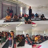 Tingkatkan Keimanan, Satgas TMMD Ke-128 Kodim 1801/Manokwari Laksanakan Sholat Jumat Berjamaah