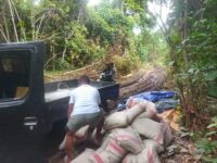 Dorongan Material Kembali Tiba, Satgas TMMD ke-128 Kejar Target Pembangunan Fisik
